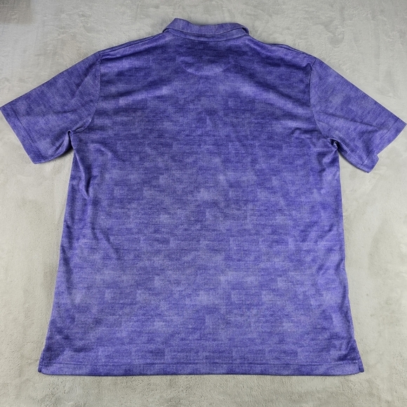 Men's Callaway Geometric Purple Polo Shirt Sz XL - Picture 2 of 6